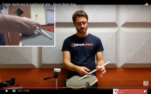 traditional grip - drum start - corsobatteriaroma